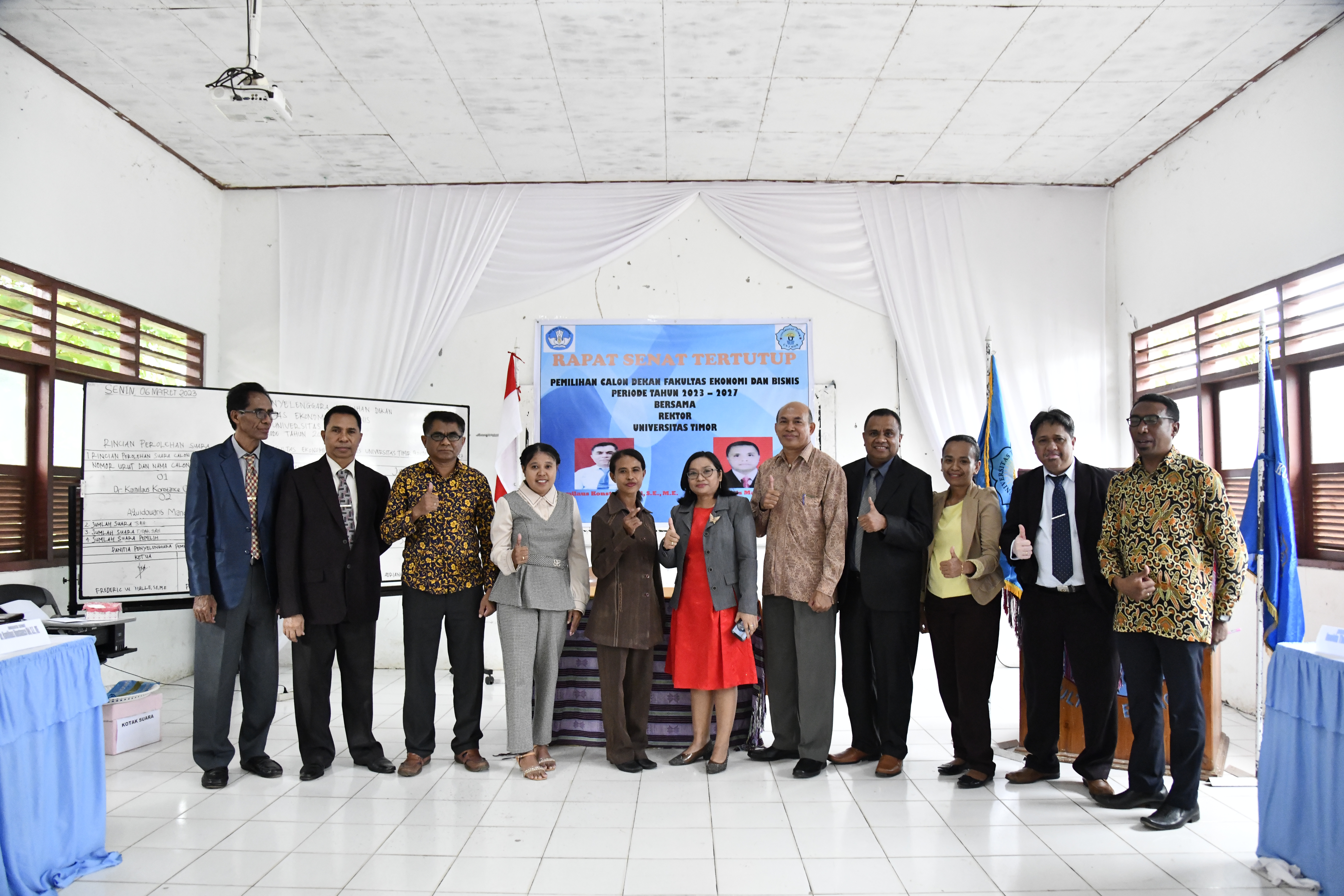 FEB Unimor Rampungkan Proses Pemilihan Dekan