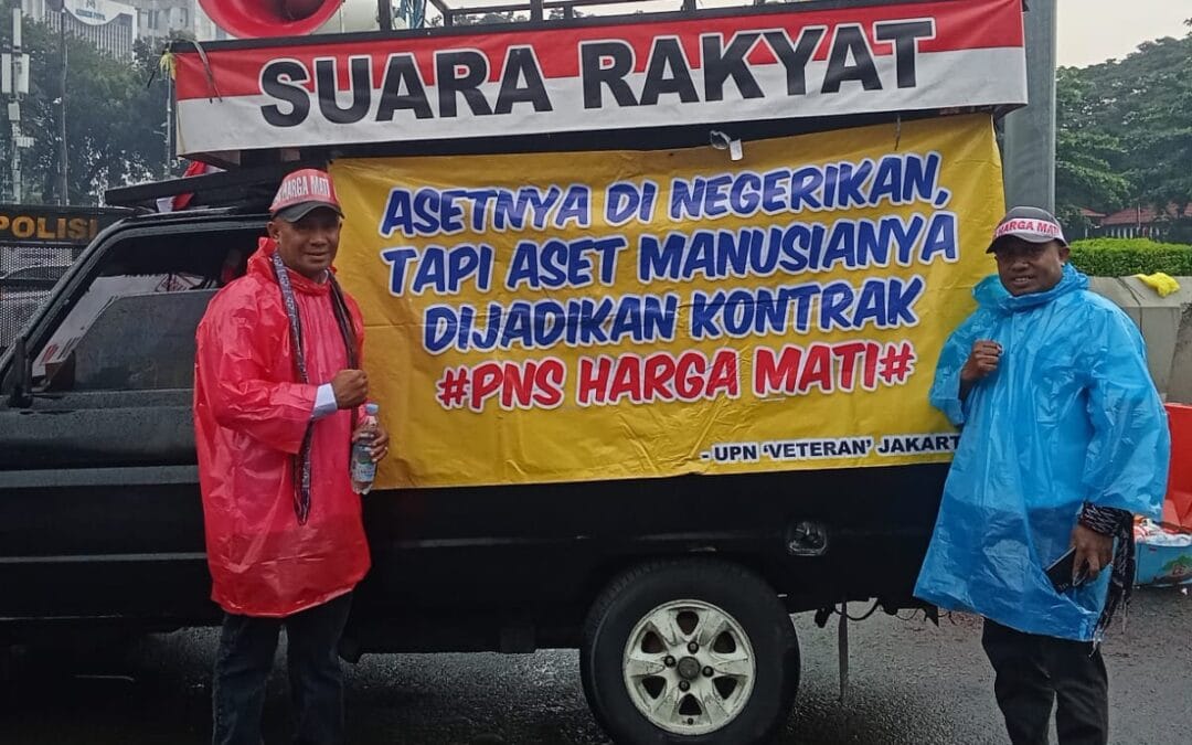 ILP PPPK PTN Baru Gelar Aksi Solidaritas Damai: Tuntut Alih Status Menjadi PNS
