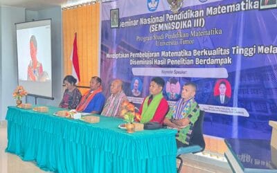 Rektor Unimor Stefanus Sio Buka Kegiatan Semnasdika III Prodi Pendidikan Matematika