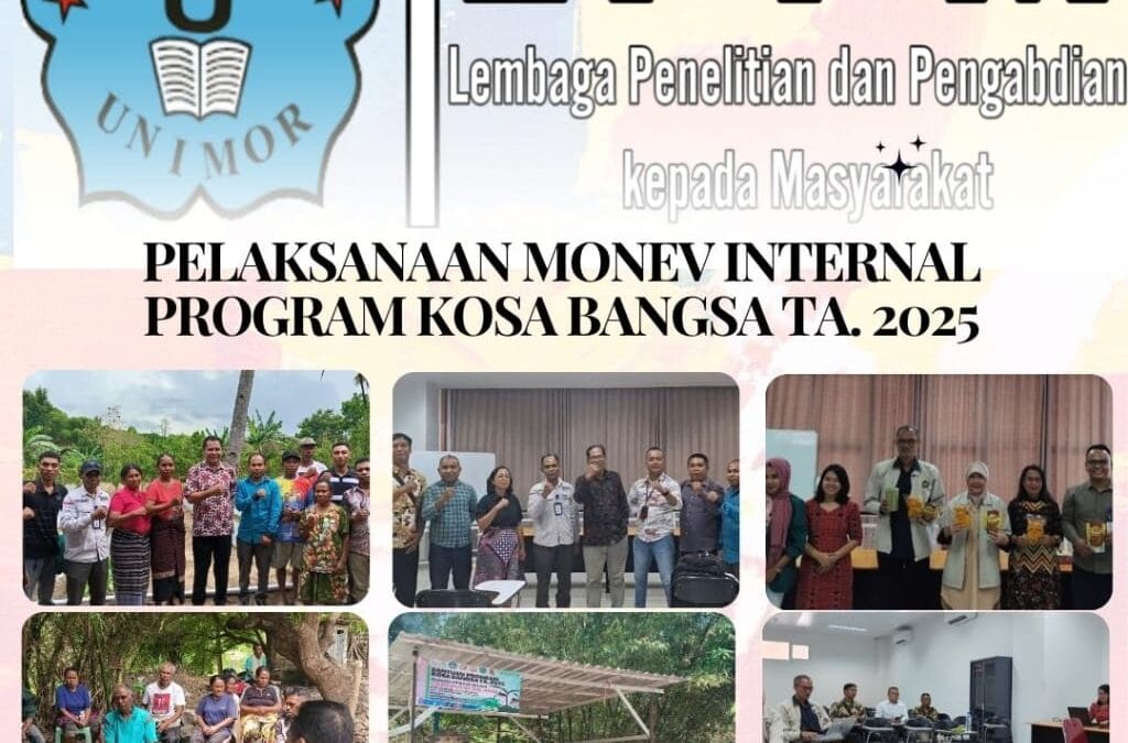 LPPM Unimor Gelar Monev Internal Program Kosa Bangsa Tahun 2025