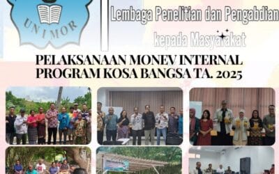 LPPM Unimor Gelar Monev Internal Program Kosa Bangsa Tahun 2025