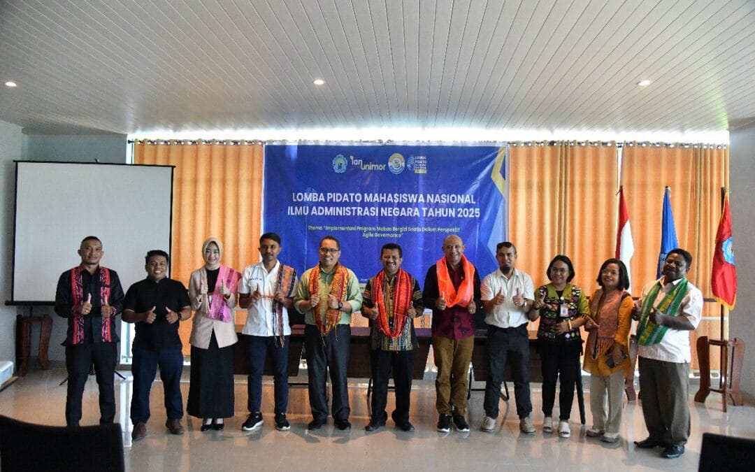 Lomba Pidato Nasional Prodi Ilmu Administrasi Negara Unimor : Bedah Program Makan Bergizi Gratis dan Tantangan Agile Governance di Perbatasan