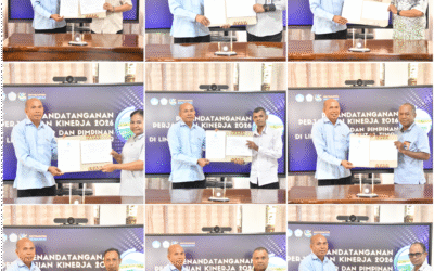 Teken Perjanjian Kinerja 2026, Rektor Unimor Pacu Pimpinan Lembaga Menuju Perguruan Tinggi Berdampak