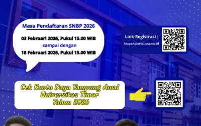 Pendaftaran SNBP 2026 Telah Dibuka, Mari Bergabung di Universitas Timor