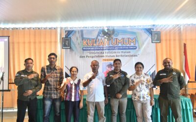 BEDAH KEBIJAKAN HUTAN BERKELANJUTAN, PRODI KEHUTANAN UNIMOR GELAR KULIAH UMUM