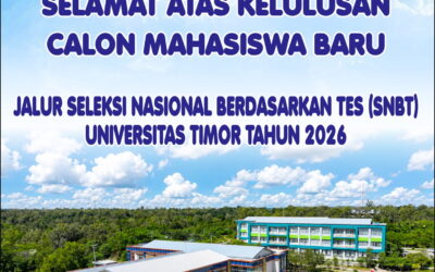 Pengumuman Kelulusan dan Daftar Ulang Lulusan UTBK-SNBT 2026 Universitas Timor Tahun 2026
